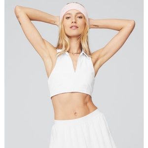 ALO collar bra tank